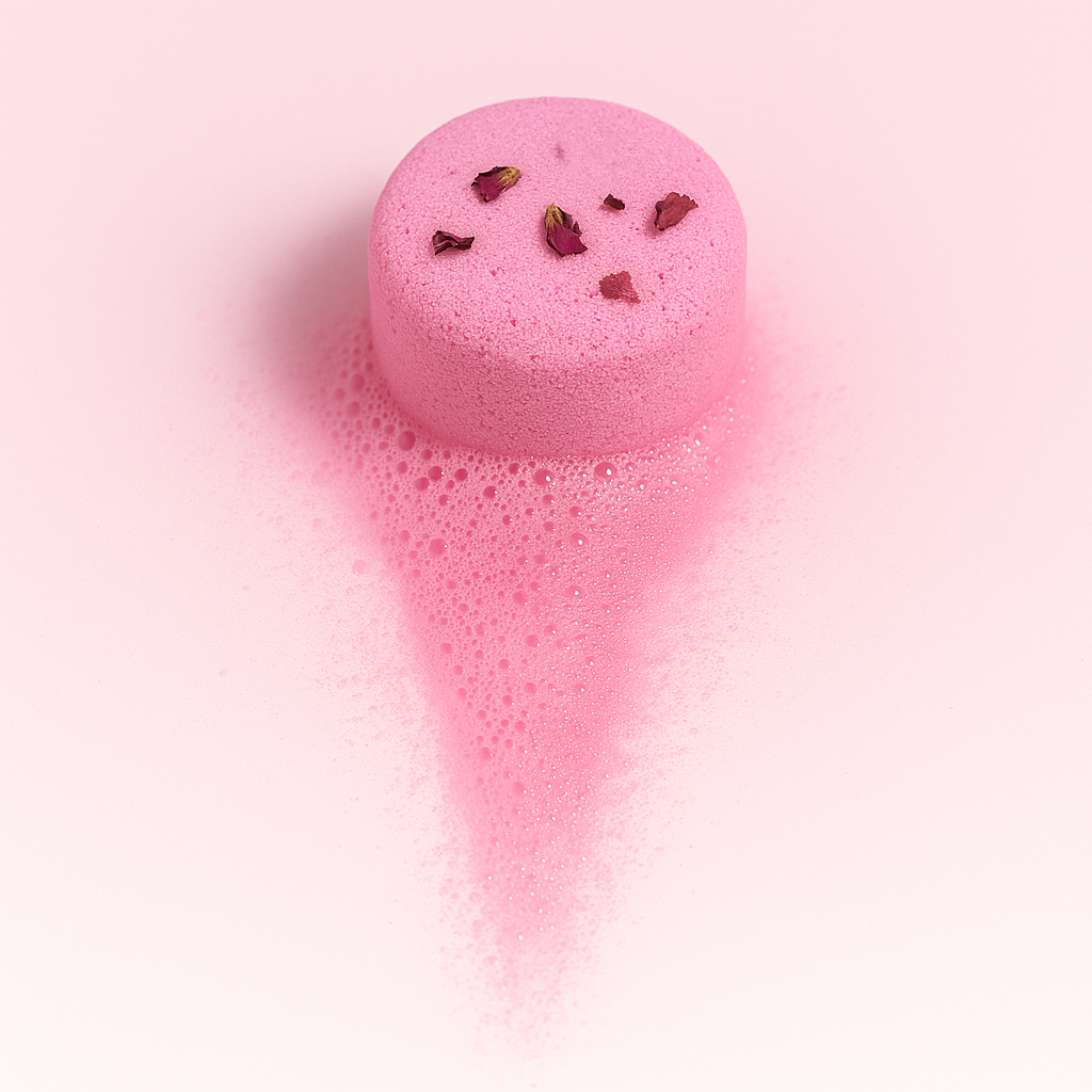 The Sun & My Soul Bath Bomb Soak Wellness Gifts - Self Love Aromatherapy Shower Steamer⎜Rose Bath Bomb Fizzer