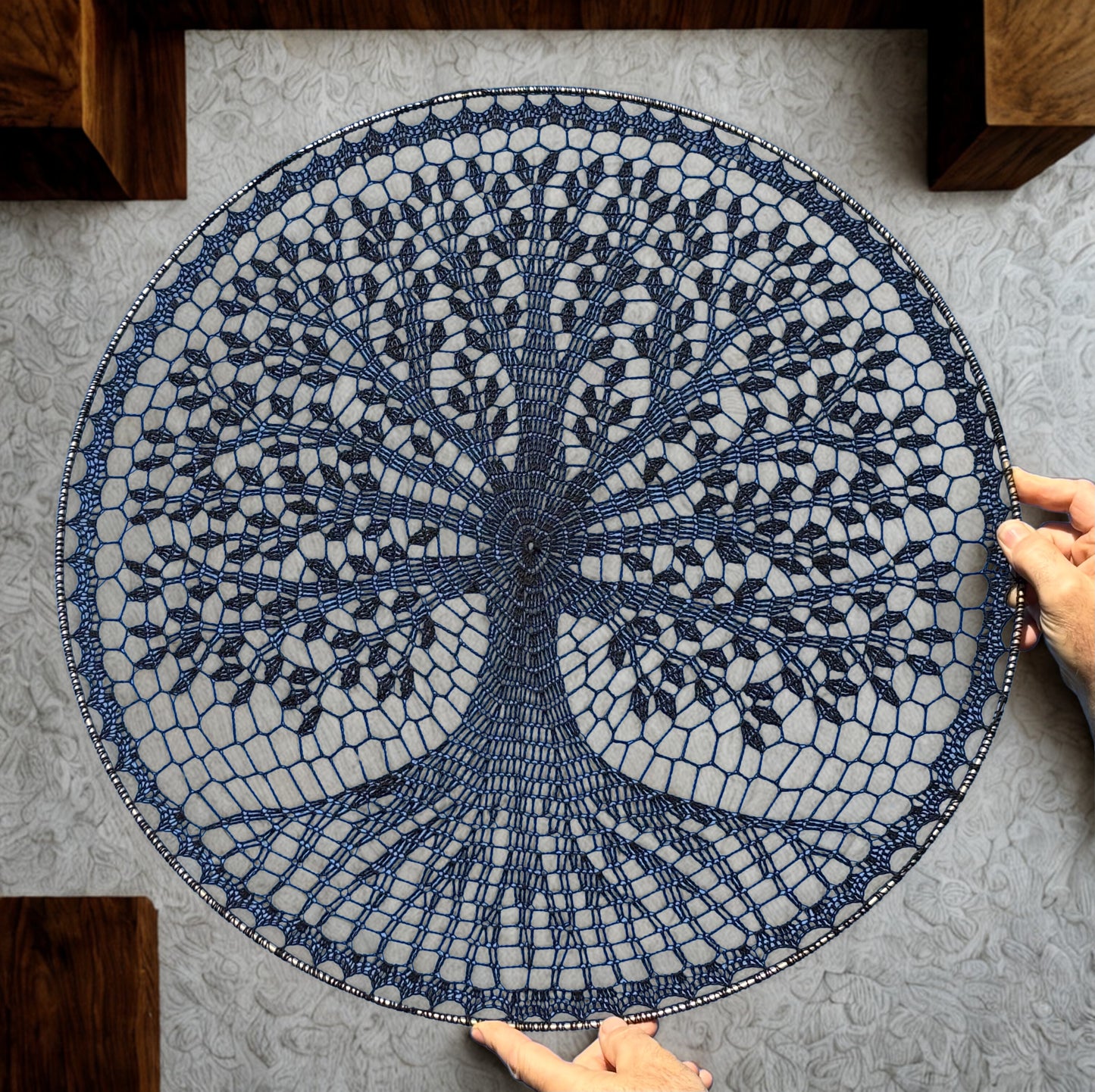 Handmade Macrame Tree of Life Wall Hanging Mandala - Large Boho Dreamcatcher Style