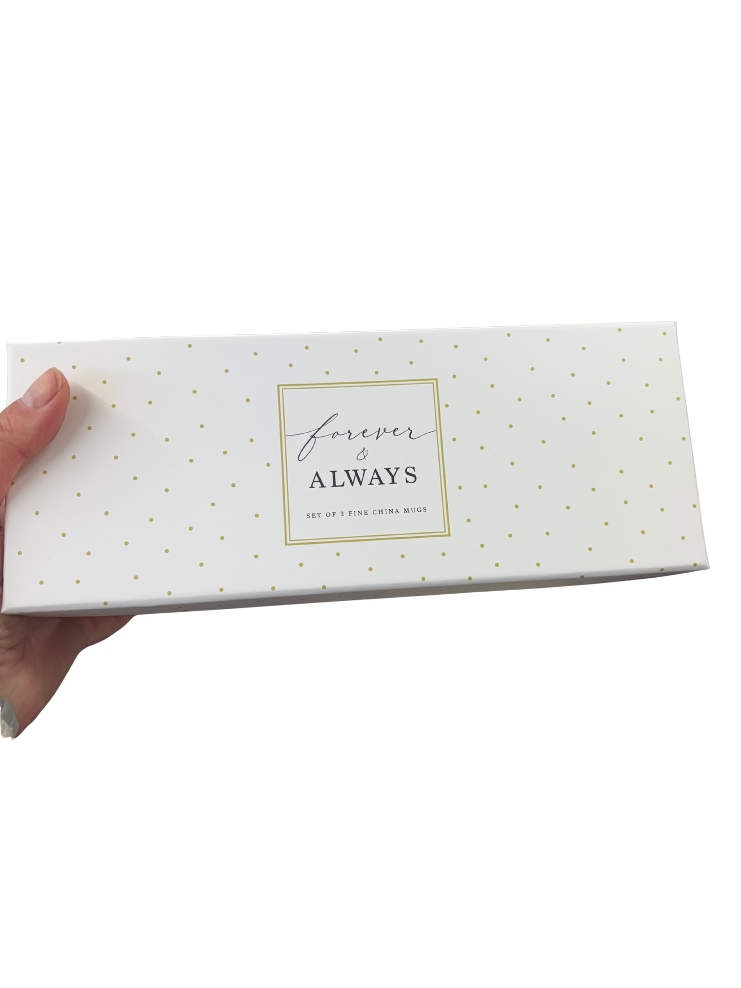 Madelaine By Hearts Designs Mug Set of 2 – Forever & Always Fine China Gift Box