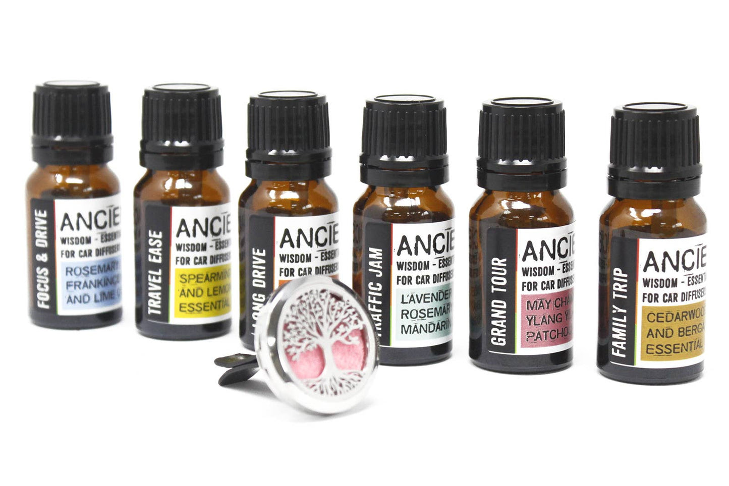Ancient Wisdom - 10ml Aromatherapy Car Blend - Travel Ease