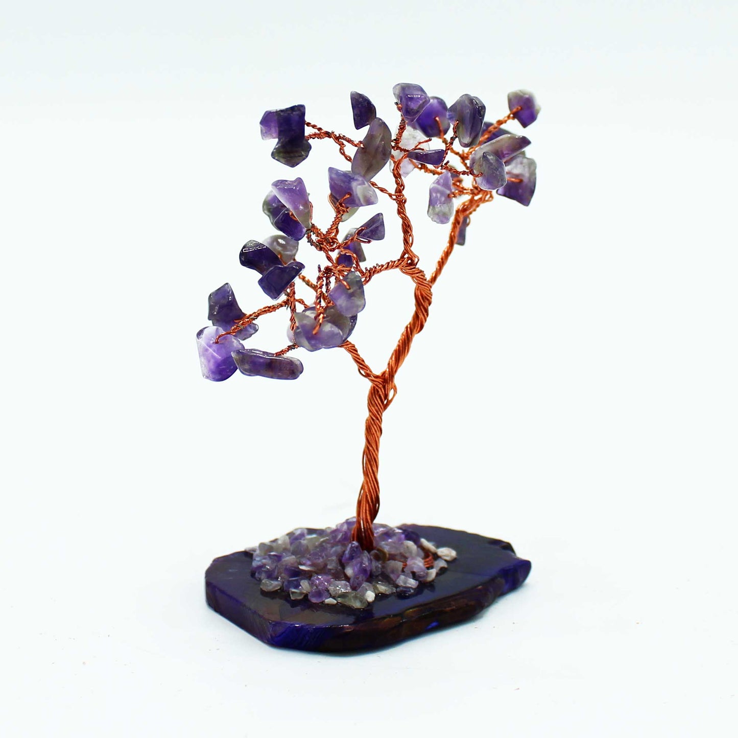 Ancient Wisdom - Amethyst on Natural Agate Base (35 stones)