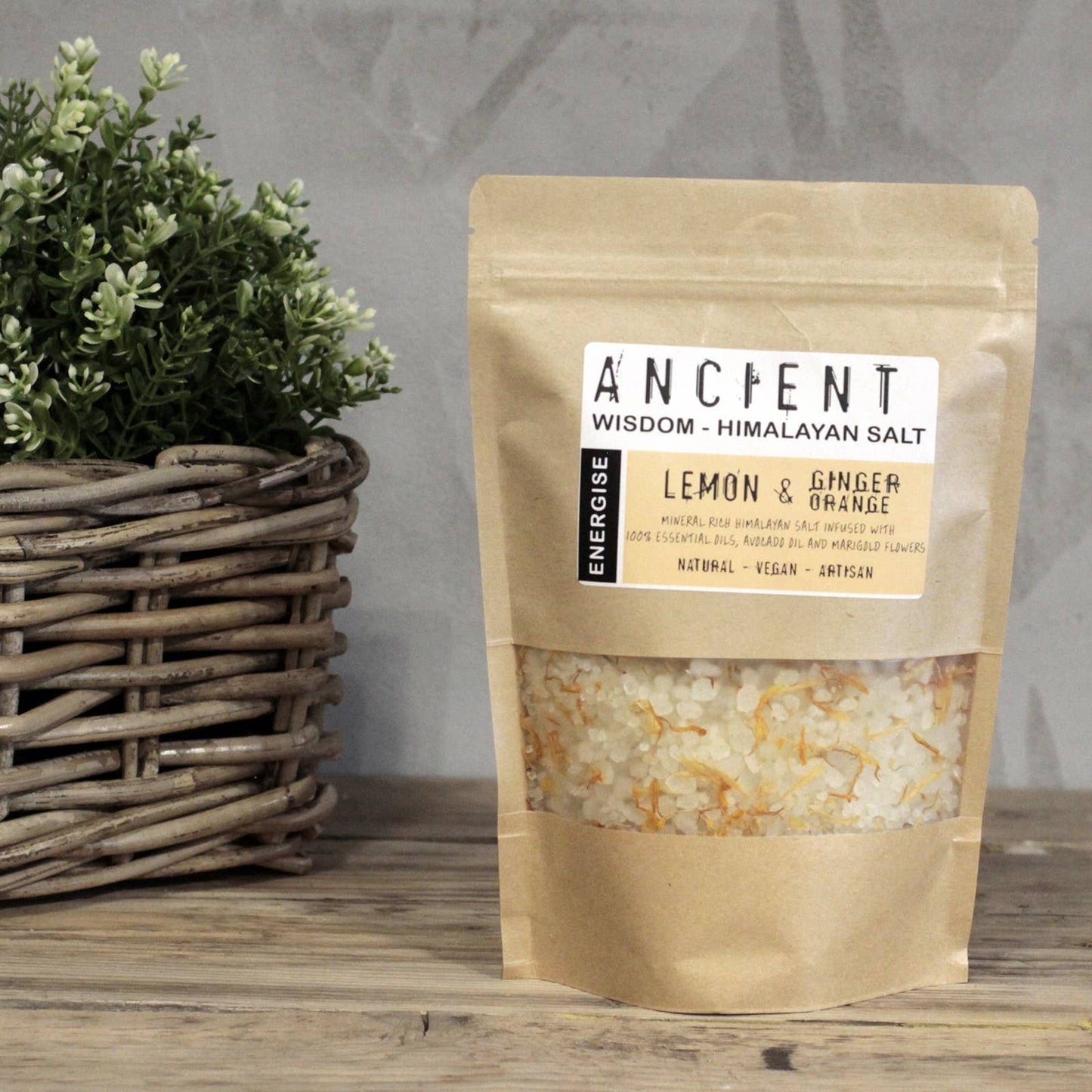 Ancient Wisdom - Himalayan Bath Salt Blend 500g - Energise