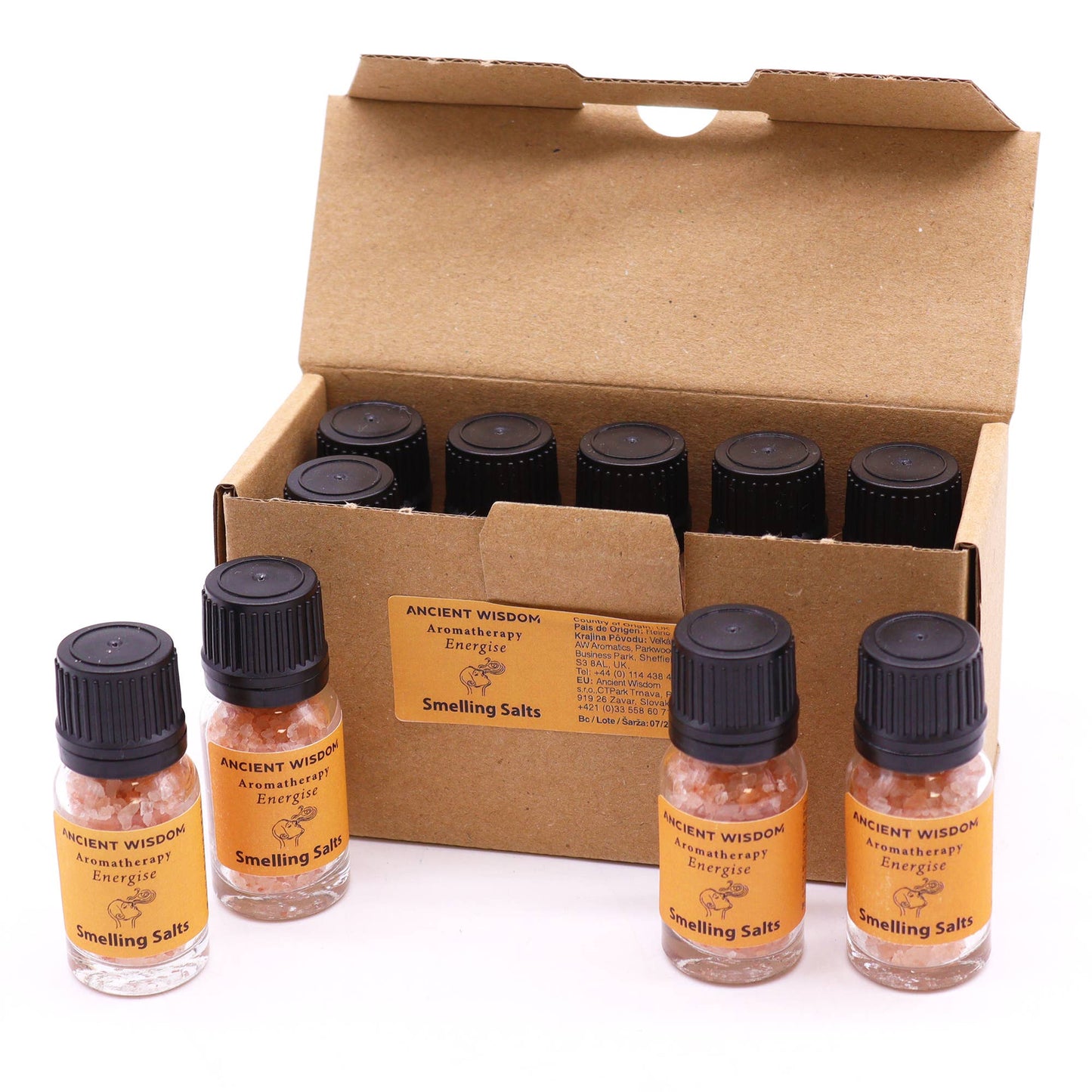 Ancient Wisdom - Energise Aromatherapy Smelling Salt