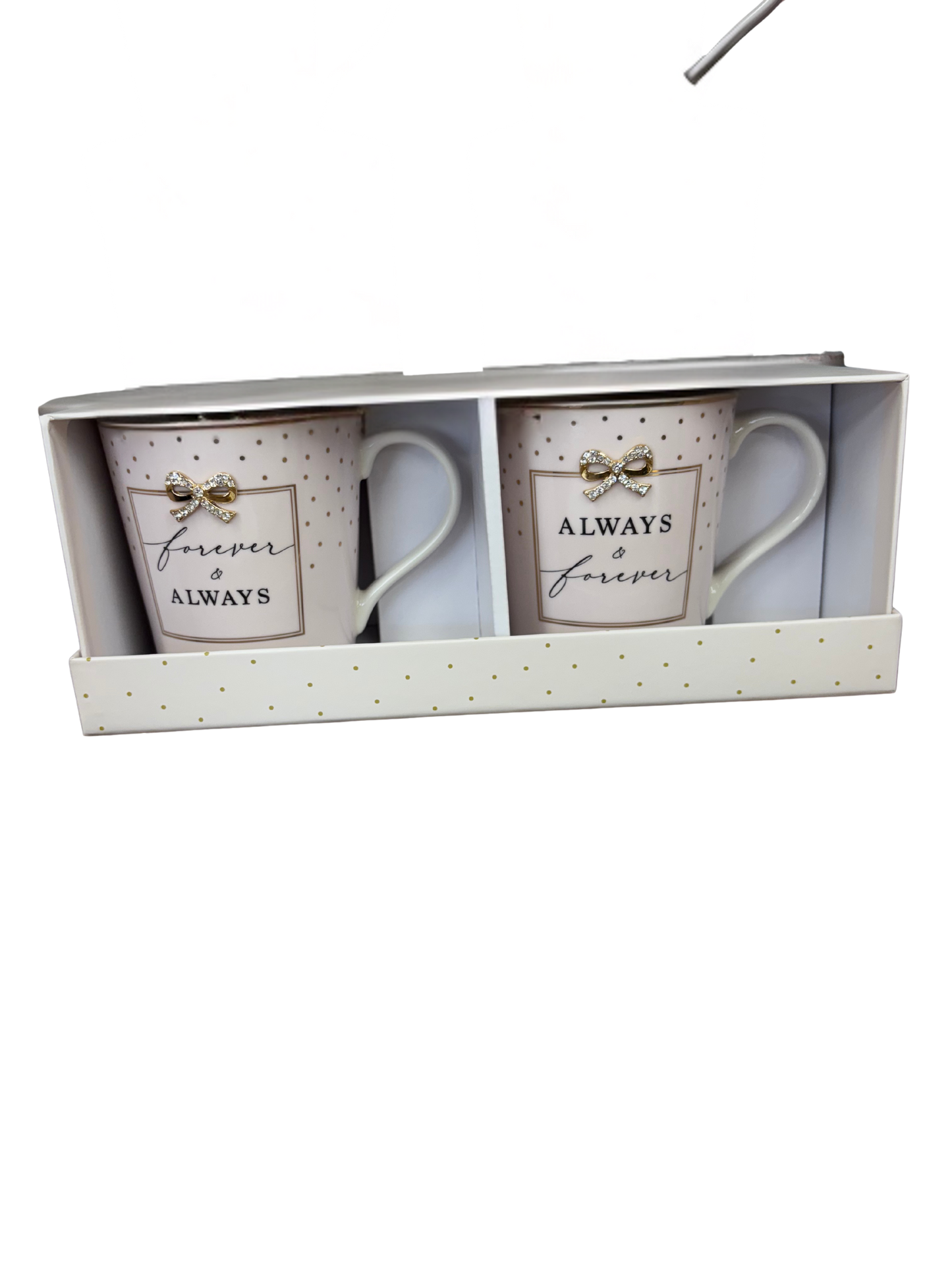 Madelaine By Hearts Designs Mug Set of 2 – Forever & Always Fine China Gift Box