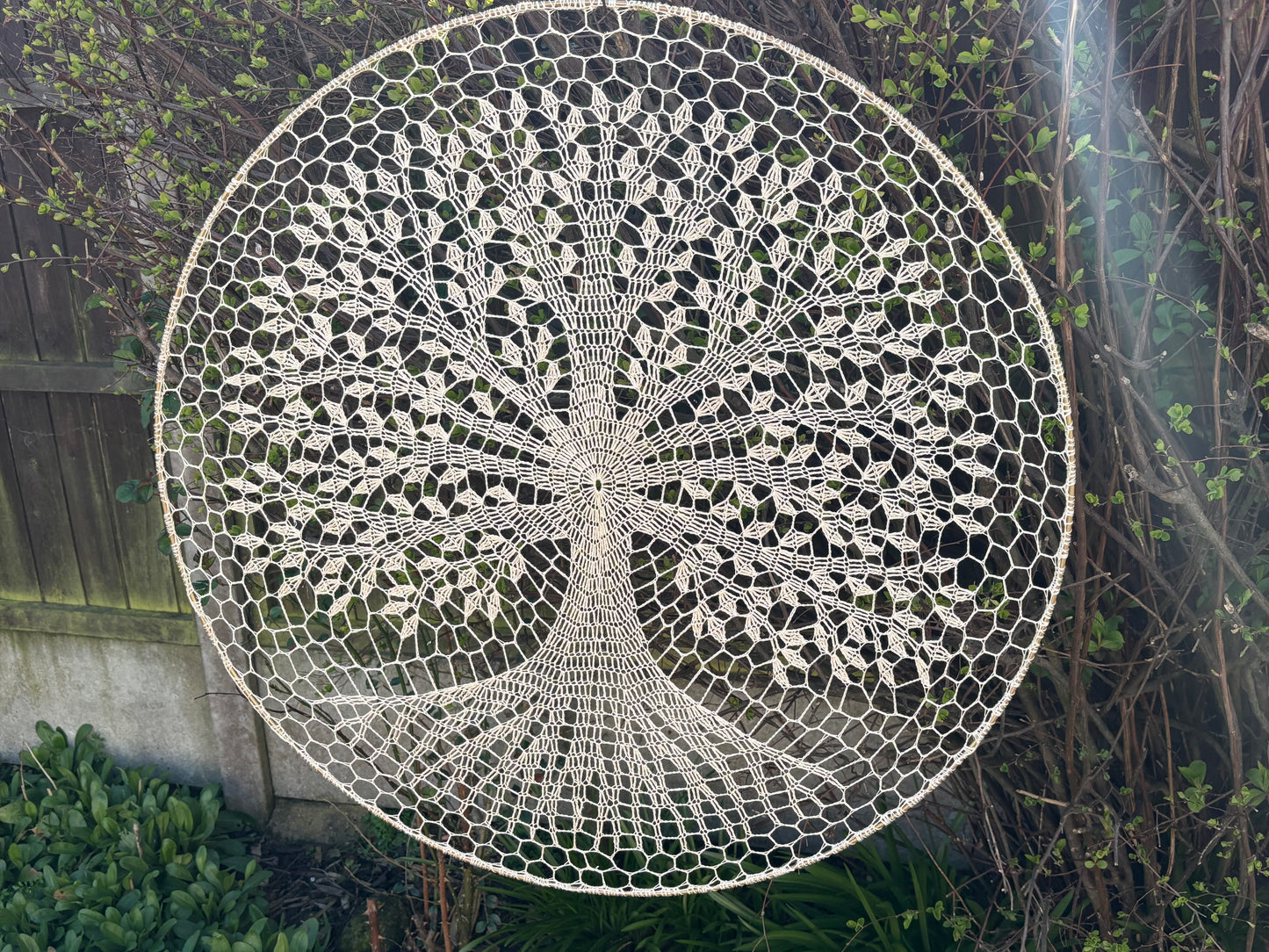 Handmade Macrame Tree of Life Wall Hanging Mandala - Large Boho Dreamcatcher Style