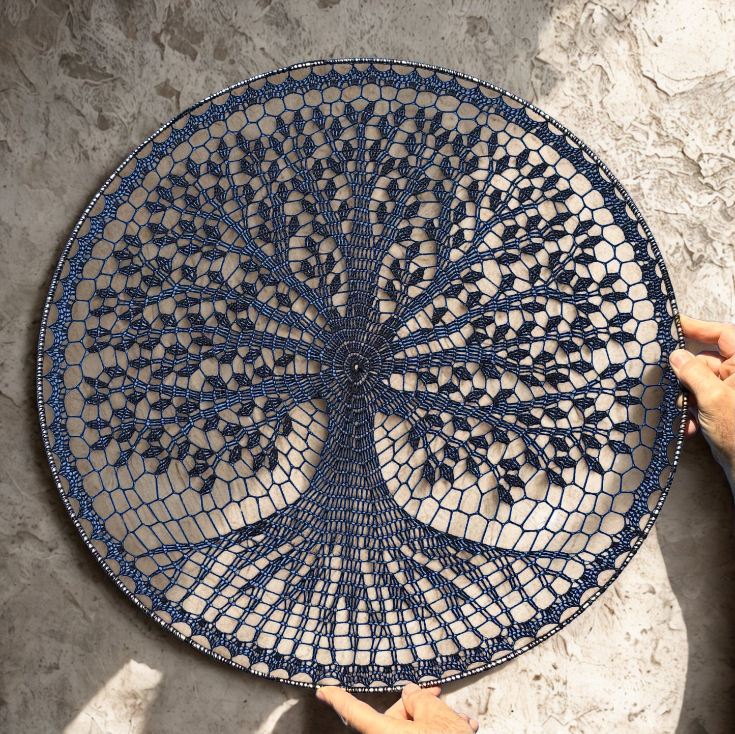 Handmade Macrame Tree of Life Wall Hanging Mandala - Large Boho Dreamcatcher Style