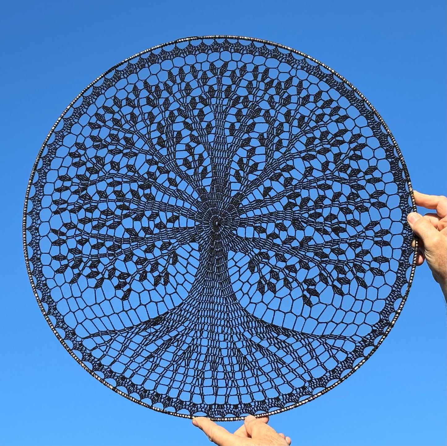 Handmade Macrame Tree of Life Wall Hanging Mandala - Large Boho Dreamcatcher Style