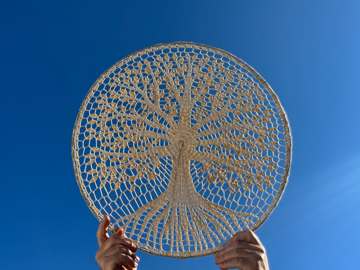 Handmade Macrame Tree of Life Wall Hanging Mandala - Large Boho Dreamcatcher Style