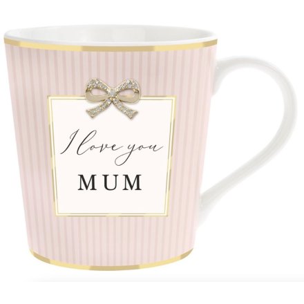 I Love You Mum Fine China Mug with Gift Box