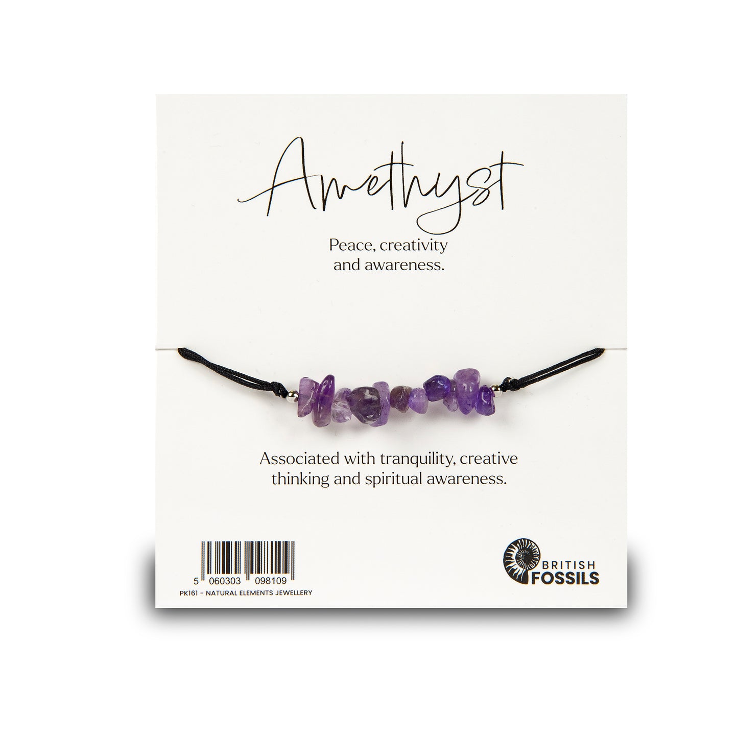 Natural Elements Gemstone Chip Cord Bracelet
