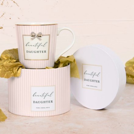 Beautiful Daughter Fine China Mug with Gift Box
