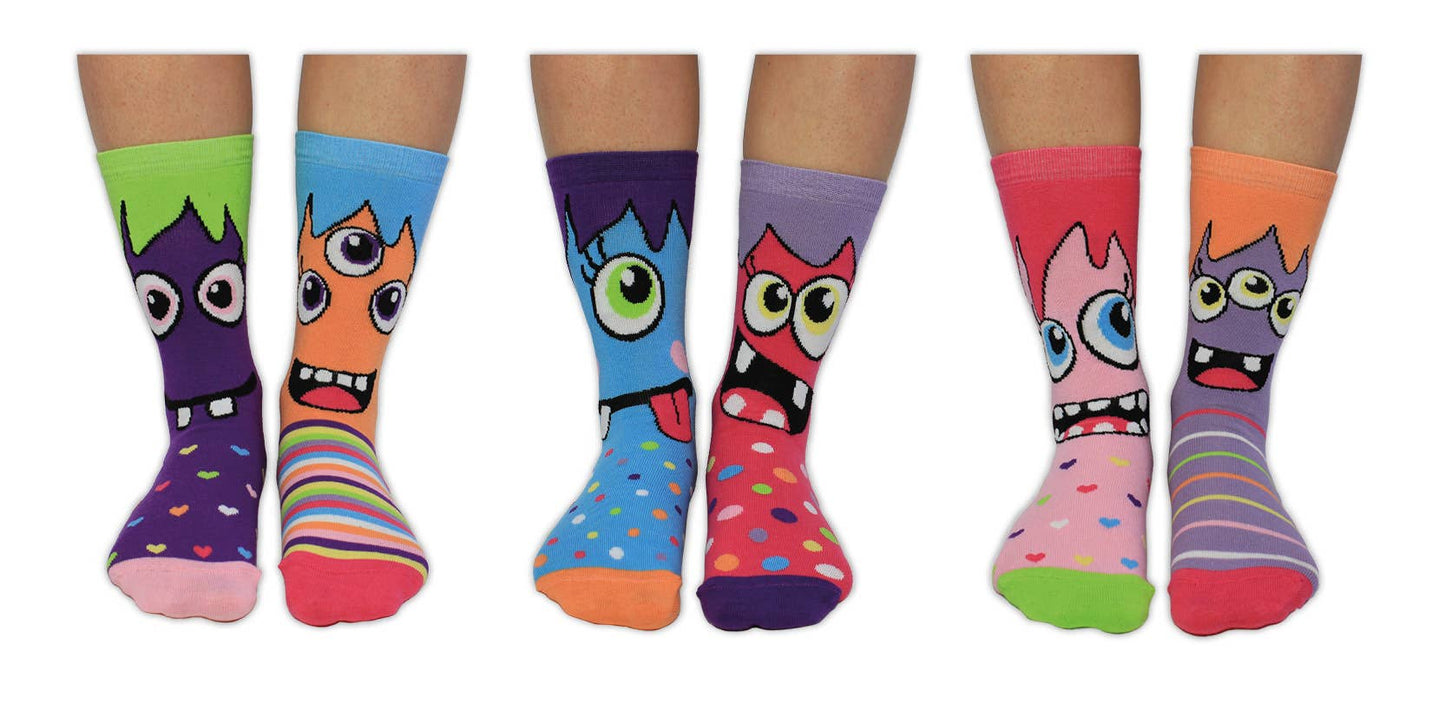 Sock Academy - MISS MASHERS | 6 Odd Socks Gift Box - United Oddsocks