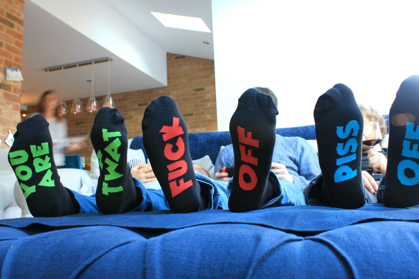 Sock Academy - SWEARY SOCKS - 3 Matching Pairs of Socks |Cockney Spaniel