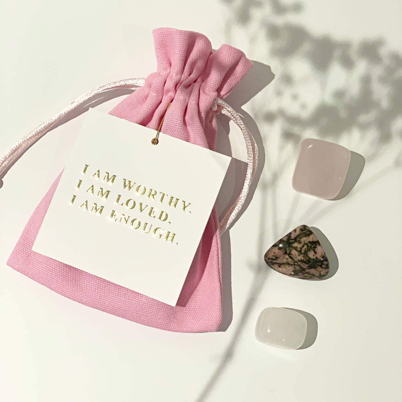 The Sun & My Soul Bath Bomb Soak Wellness Gifts - Self Love Crystals Gift⎜Rose Quartz, Clear Quartz, Rhodonite