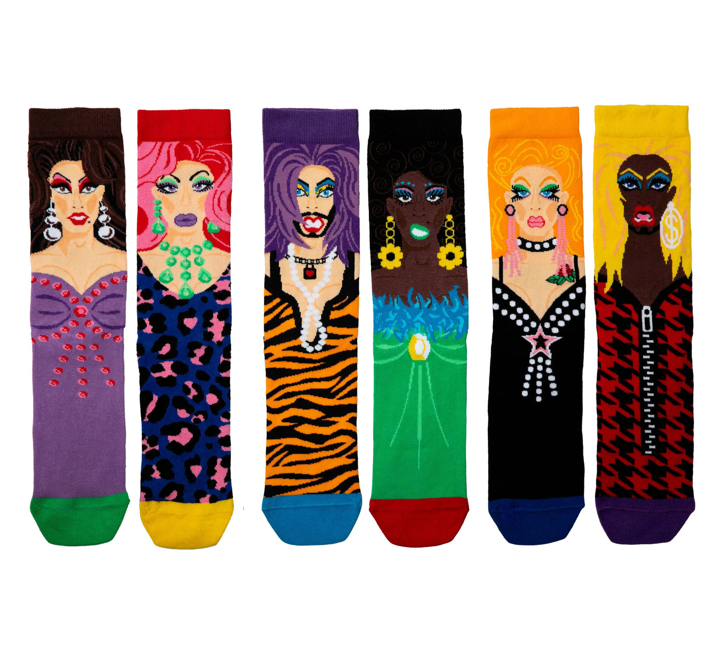 Sock Academy - DRAG YOUR FEET| 6 Odd Socks Gift Box - United Oddsocks