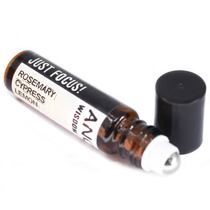Ancient Wisdom - 10ml Roll On Essential Oil Blend - Just Focus!