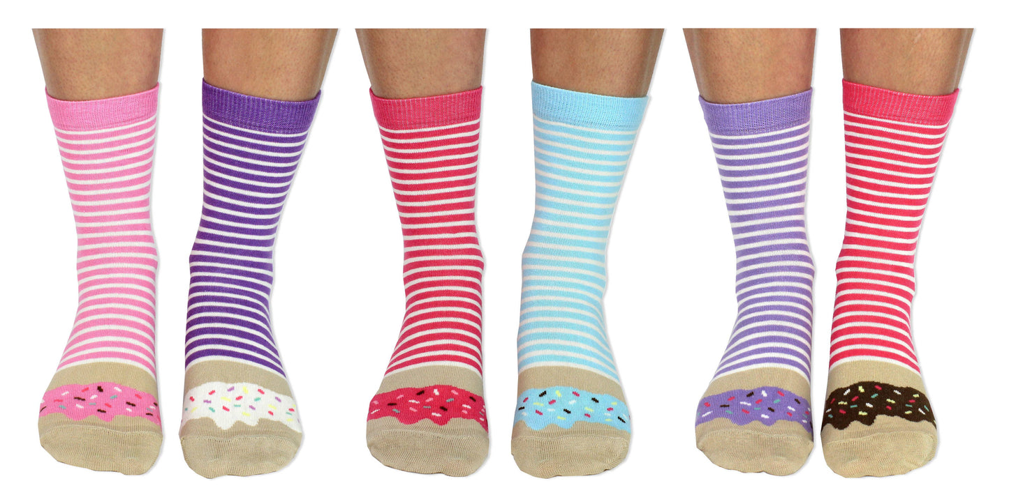 Sock Academy - DONUTS | 6 Odd Socks Gift Box - United Oddsocks