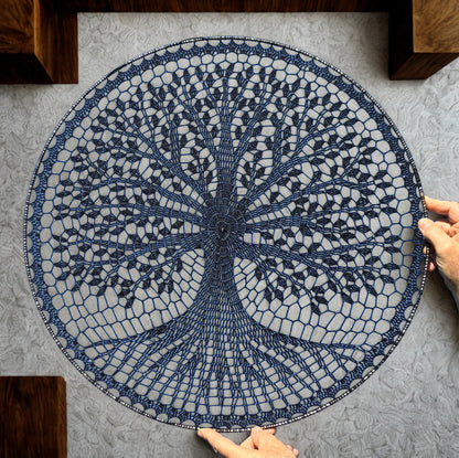 Handmade Macrame Tree of Life Wall Hanging Mandala - Large Boho Dreamcatcher Style