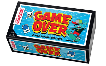 Sock Academy - GAME ON | 6 Odd Socks Kids Gift Box - United Oddsocks