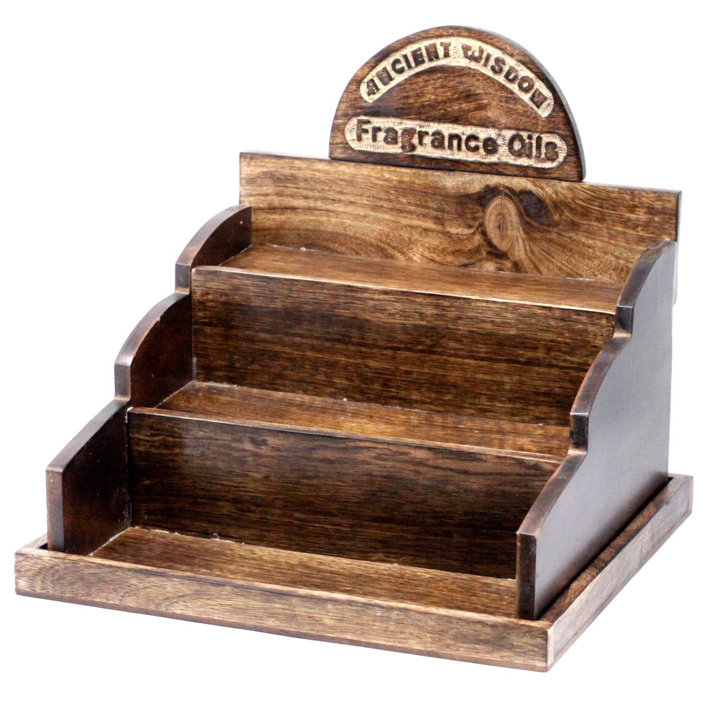 Ancient Wisdom - Essential/Fragrance Oil Mango Wood Stand