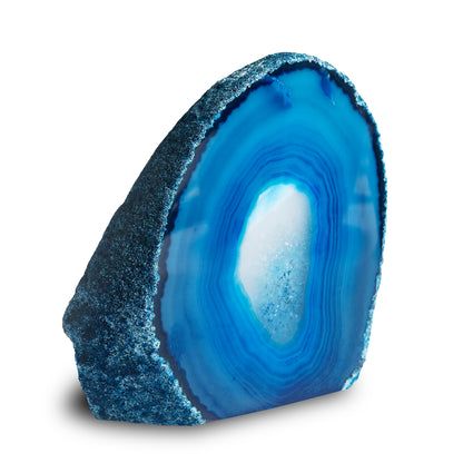 3–4” Dyed Brazilian Agate Nodule – Polished Decorative Mineral Stone