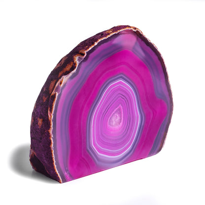3–4” Dyed Brazilian Agate Nodule – Polished Decorative Mineral Stone