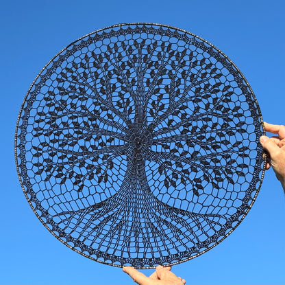 Handmade Macrame Tree of Life Wall Hanging Mandala - Large Boho Dreamcatcher Style