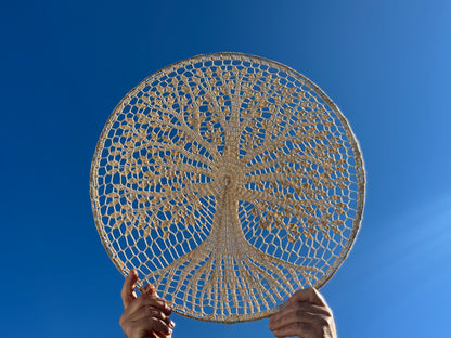 Handmade Macrame Tree of Life Wall Hanging Mandala - Large Boho Dreamcatcher Style