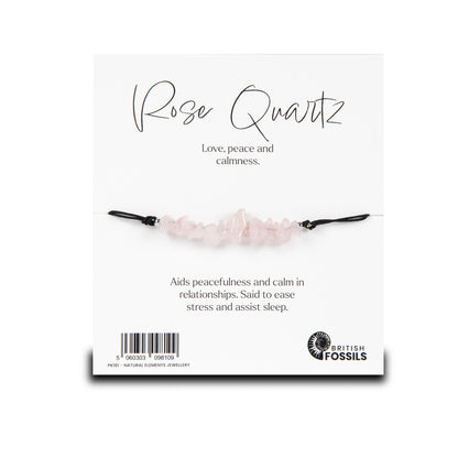 Natural Elements  Gemstone Chip Cord Bracelet
