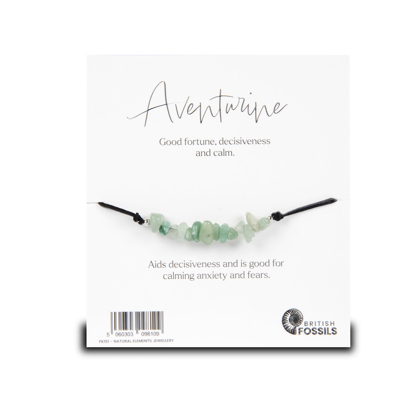 Natural Elements  Gemstone Chip Cord Bracelet