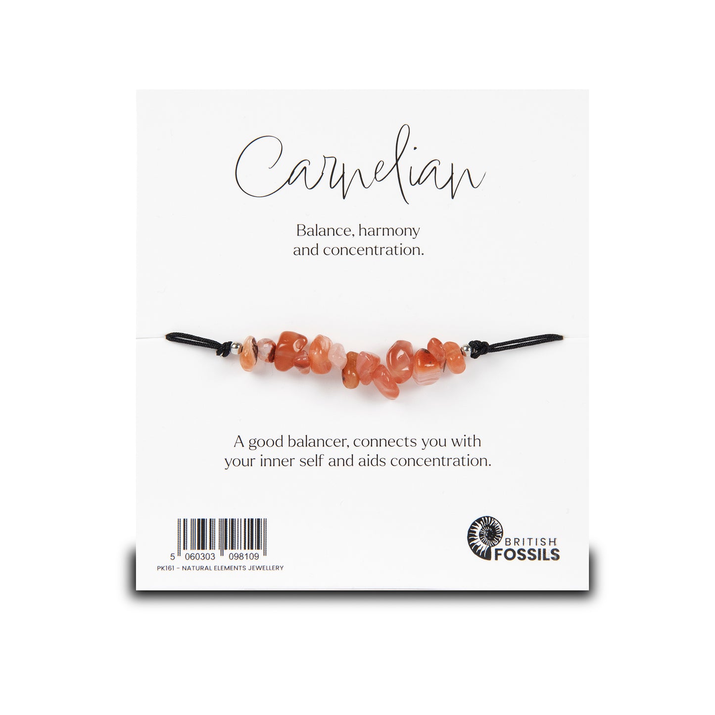 Natural Elements  Gemstone Chip Cord Bracelet