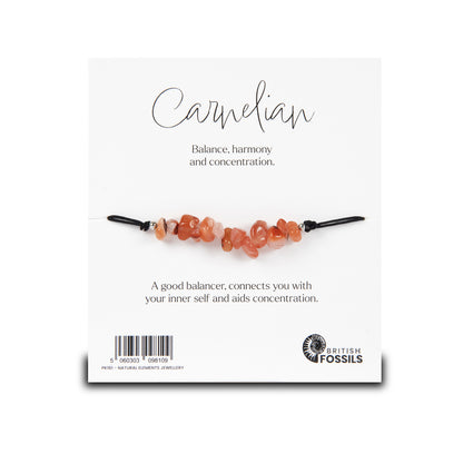 Natural Elements  Gemstone Chip Cord Bracelet