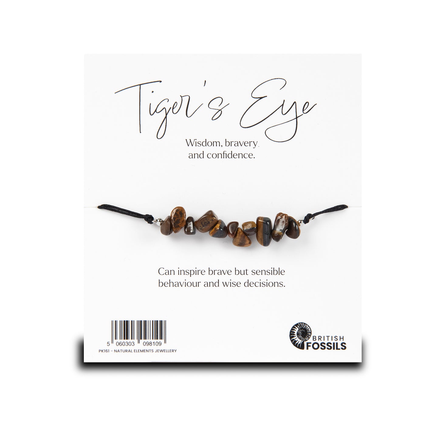 Natural Elements  Gemstone Chip Cord Bracelet