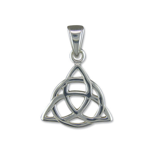Sterling Silver Triquetra Pendant – Celtic Knot Jewellery