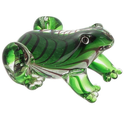 Art In Glass Handmade Frog Ornament – Decorative Glass Figure
