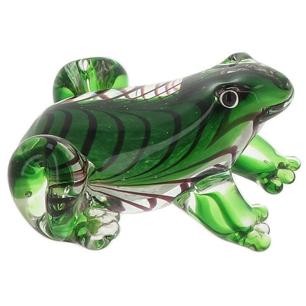 Art In Glass Handmade Frog Ornament – Decorative Glass Figure