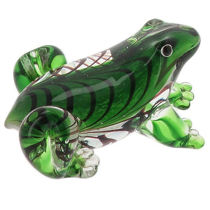 Art In Glass Handmade Frog Ornament – Decorative Glass Figure