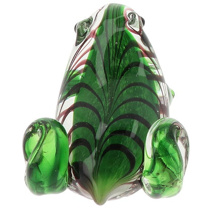Art In Glass Handmade Frog Ornament – Decorative Glass Figure