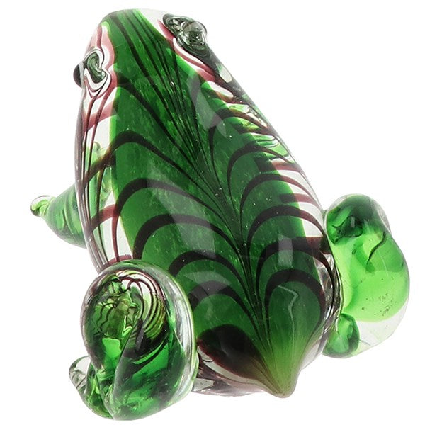 Art In Glass Handmade Frog Ornament – Decorative Glass Figure
