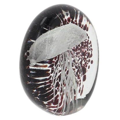 Art In Glass Handmade Jellyfish Ornament – Decorative Glass Sculpture