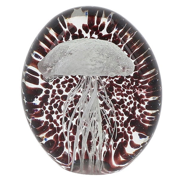 Art In Glass Handmade Jellyfish Ornament – Decorative Glass Sculpture