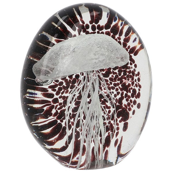 Art In Glass Handmade Jellyfish Ornament – Decorative Glass Sculpture
