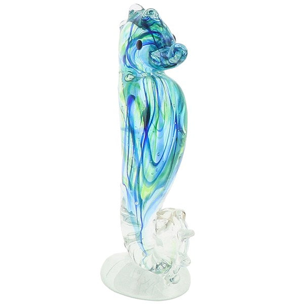 Art In Glass Handmade Seahorse Ornament – Decorative Glass Sculpture
