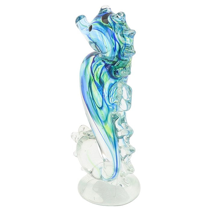 Art In Glass Handmade Seahorse Ornament – Decorative Glass Sculpture