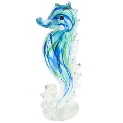 Art In Glass Handmade Seahorse Ornament – Decorative Glass Sculpture