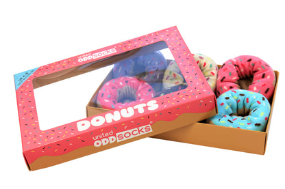 Sock Academy - DONUTS | 6 Odd Socks Gift Box - United Oddsocks