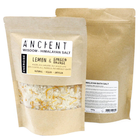 Ancient Wisdom - Himalayan Bath Salt Blend 500g - Energise