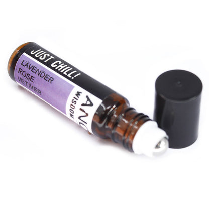 Ancient Wisdom - 10ml Roll On Essential Oil Blend - Just Chill!