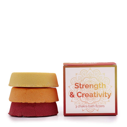 Ancient Wisdom - Chakra Bath Fizz - Strength & Creativity