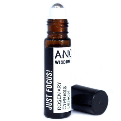 Ancient Wisdom - 10ml Roll On Essential Oil Blend - Just Focus!